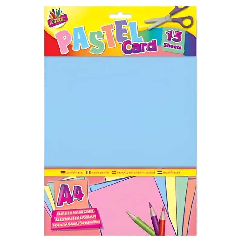 Tallon Artbox A4 Pastel Card Assorted Pack of 15 6878