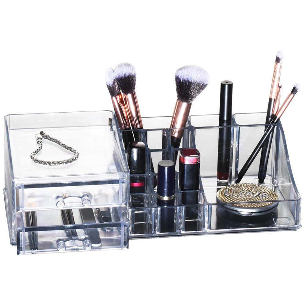 Eleganza Make Up Organizer Clear 30cm x 13cm x 9cm 043509