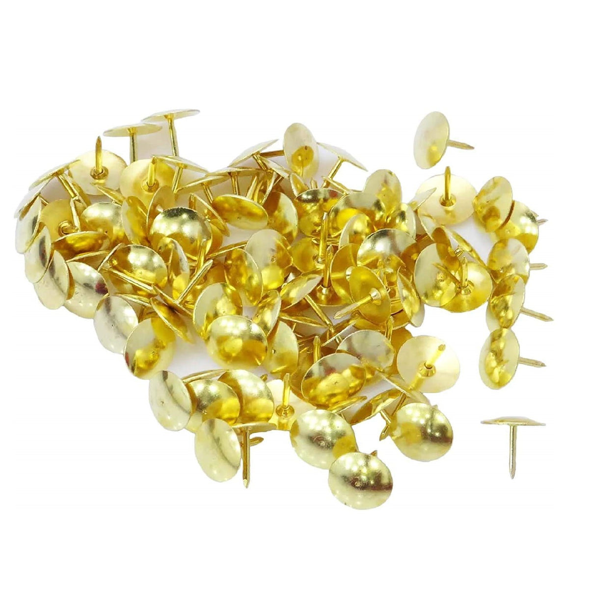 Tallon Just Stationery Drawing Pins Brass Plated Pack of 300 6824