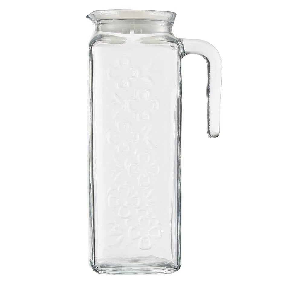 LAV Bloom Glass Jug Clear 1200cc 002665