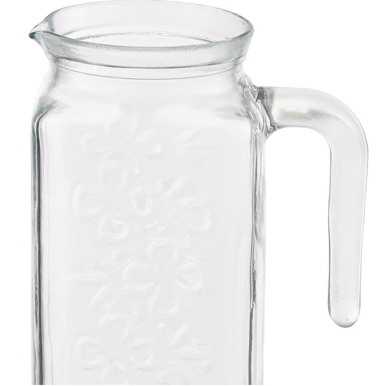 LAV Bloom Glass Jug Clear 1200cc 002665