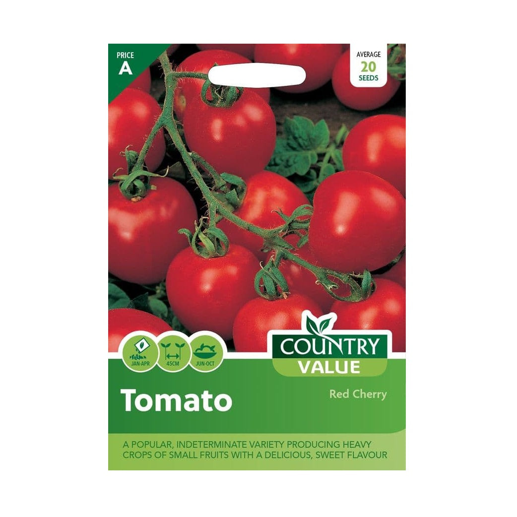 Country Value Tomato Cherry Seeds Red Pack of 20