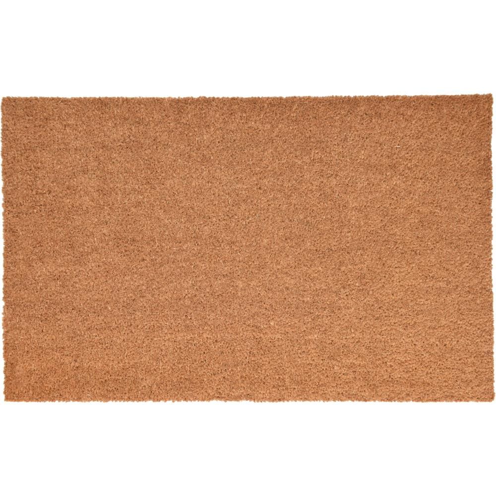 Natural Coir Doormat Brown 50cm x 80cm 077335