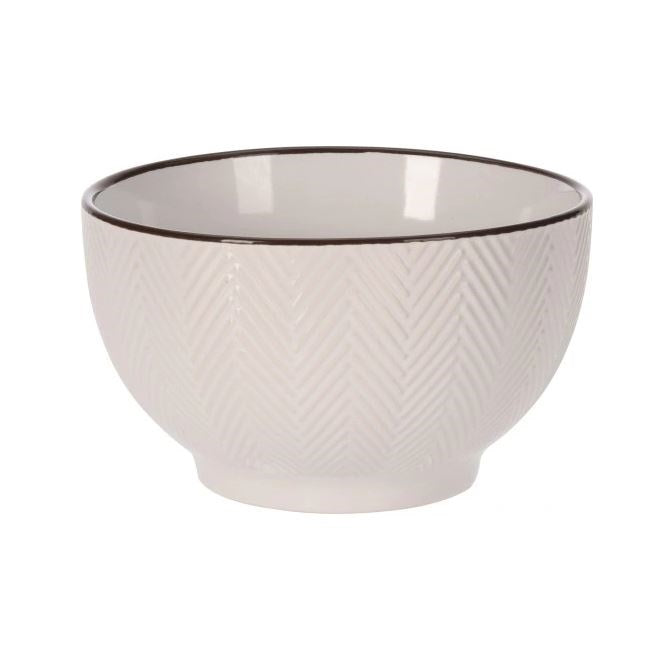 Stoneware Bowl White 680ml | Heat Resistance | Suitable for Serving Food
