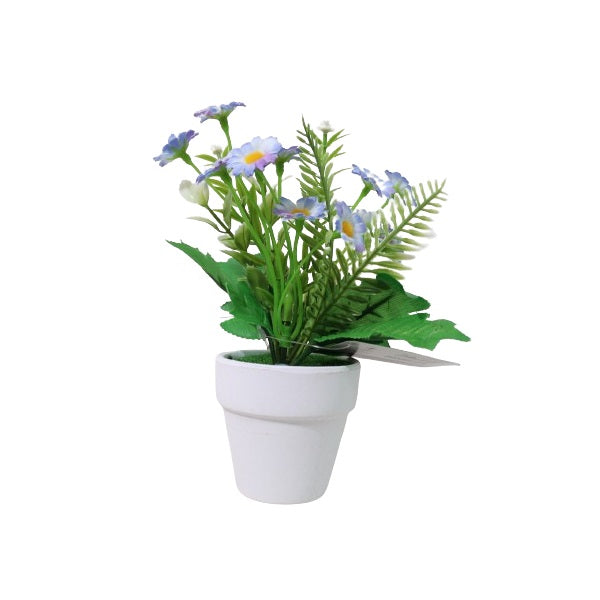 Daisy Flower in Pot White 15cm 144698 | Botonical Decoration