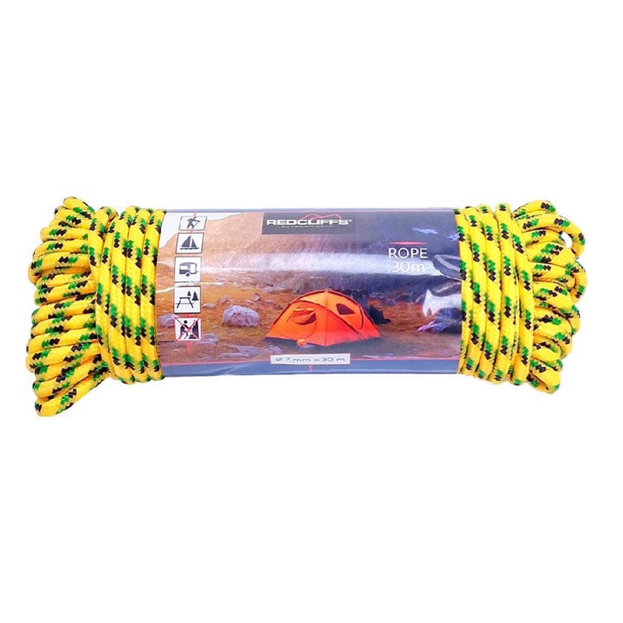 Redcliffs Outdoor Gear Rope Multicolour 7mm x 30Mtr 152353