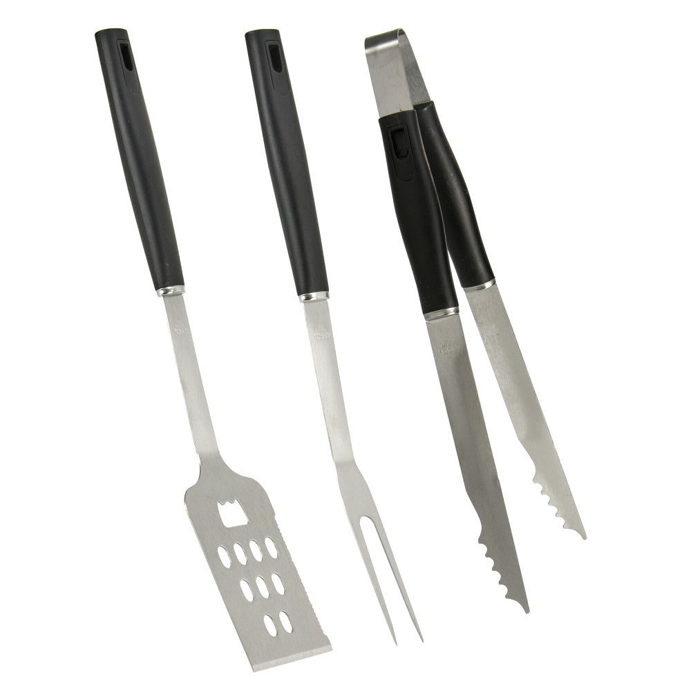 BBQ Equipment Barbecue Utensils Stainless Steel Pack of 3 127940