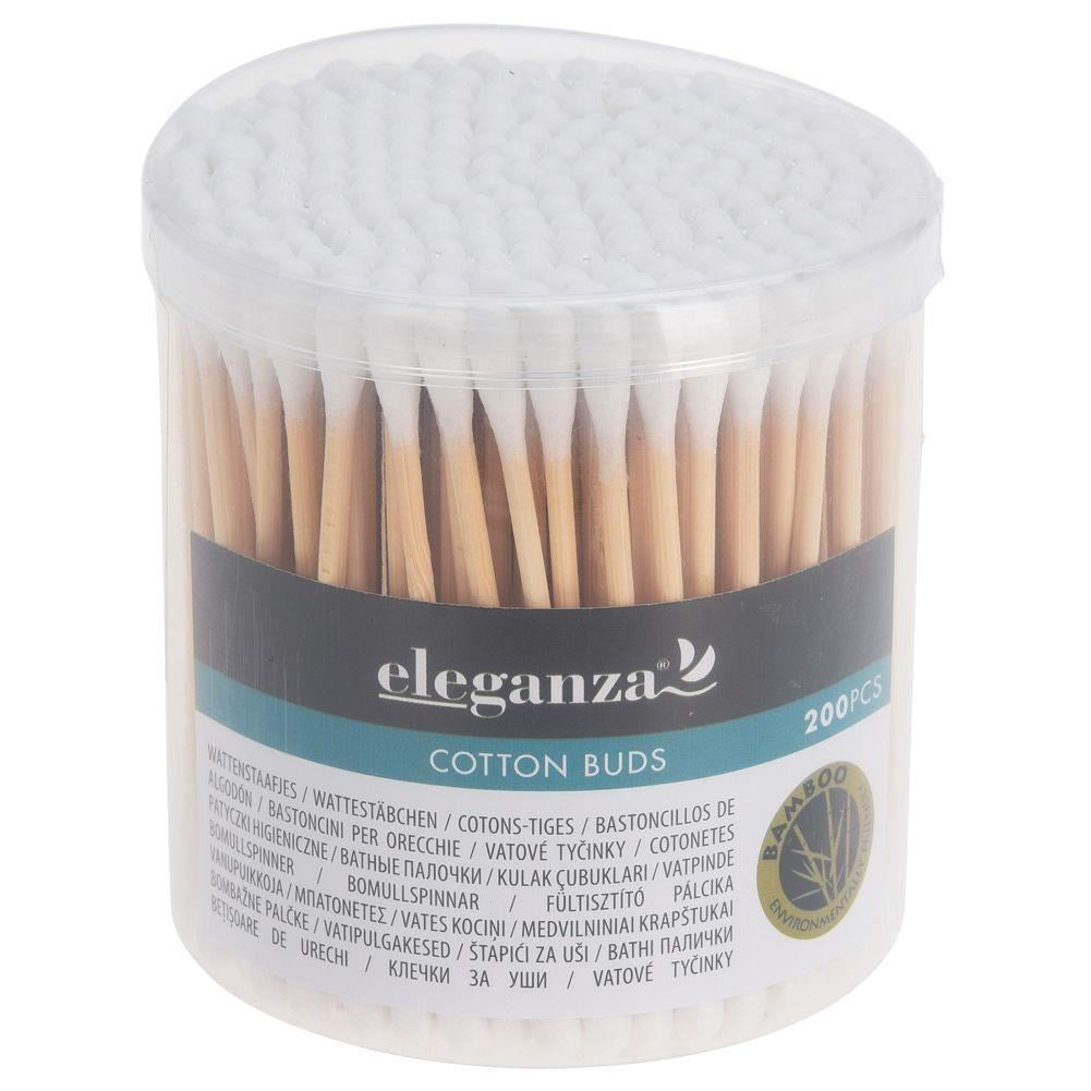 Eleganza Bamboo Cotton Buds White Pack of 200 082072