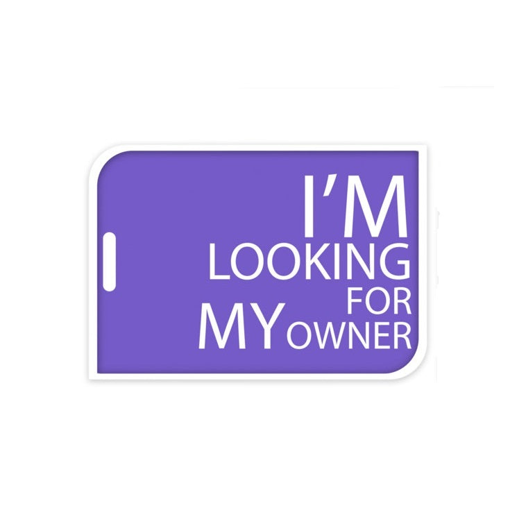 Durable Luggage Tag Purple 113600