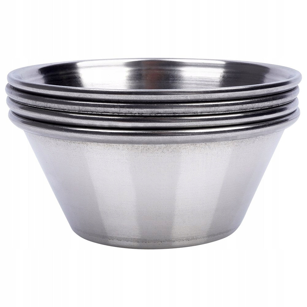 Excellent Houseware Stainless Steel Bowl Set Chrome 50ml Pack of 4 072182