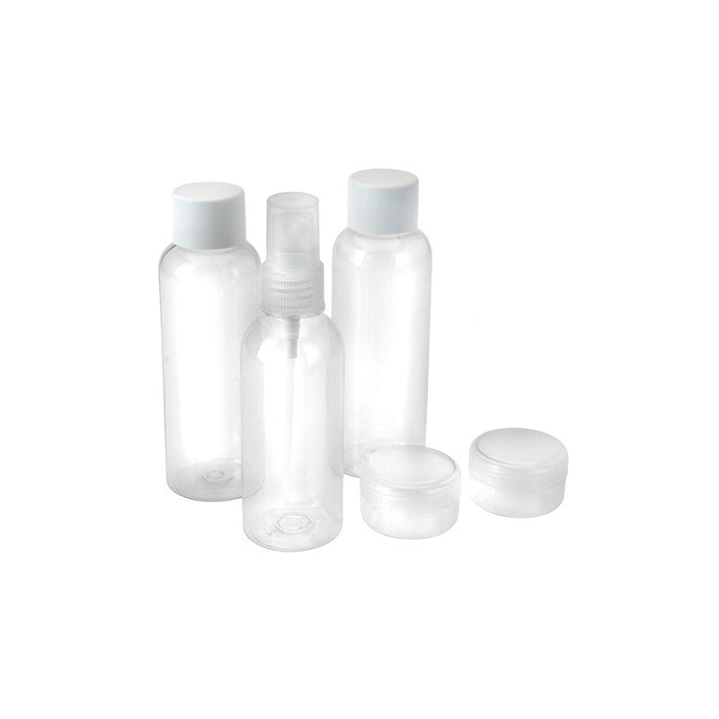 Pro World Travel Set Clear 5-Piece 049424
