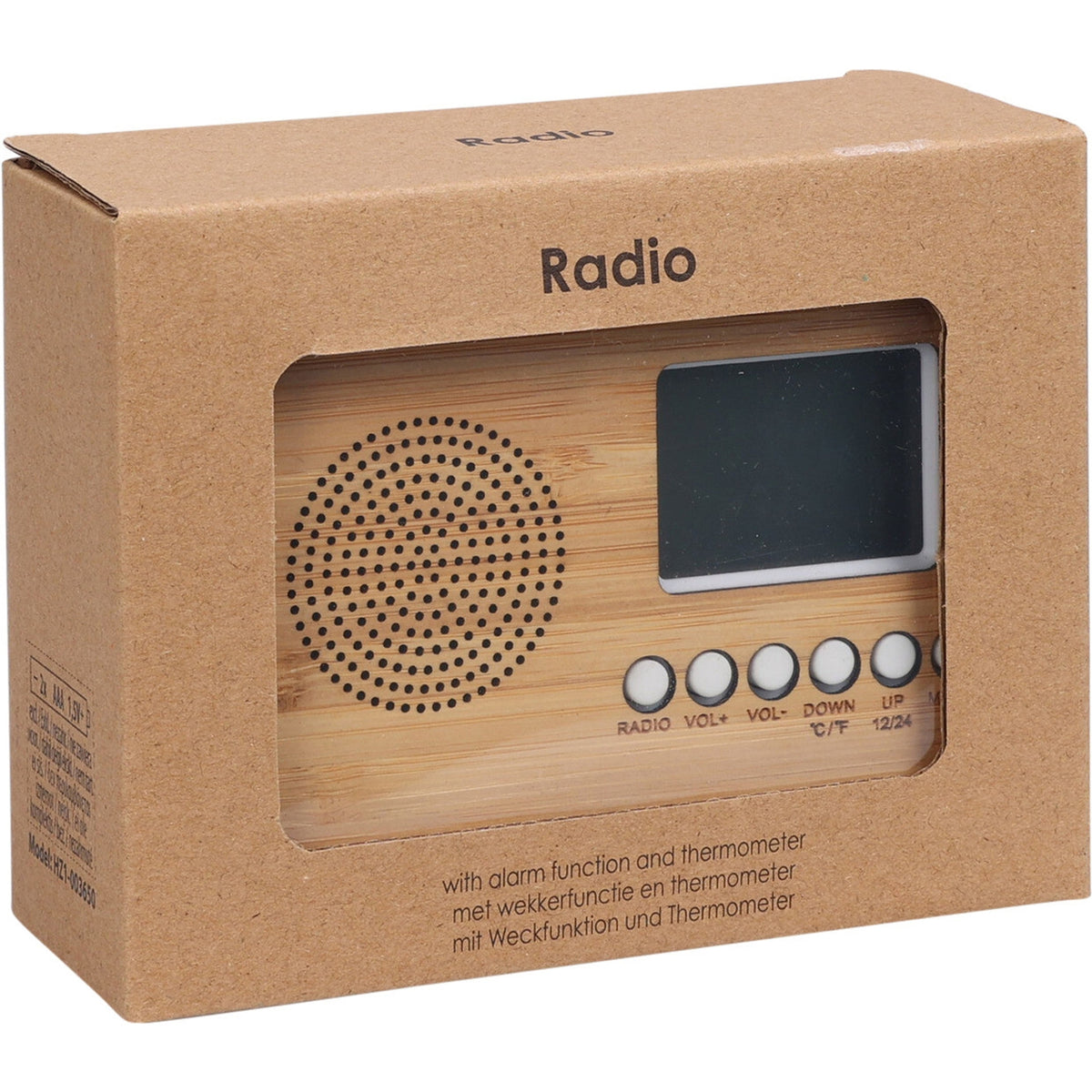 Radio with Alarm Function and Thermometer 062991