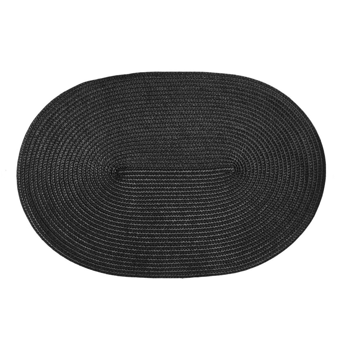 Home and Styling Oval Placemat Black 080203