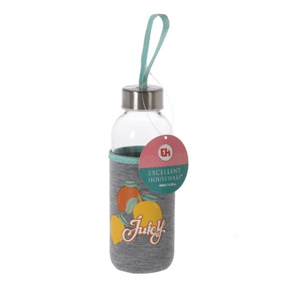 Excellent Houseware Glass Drinking Bottle Clear 038343