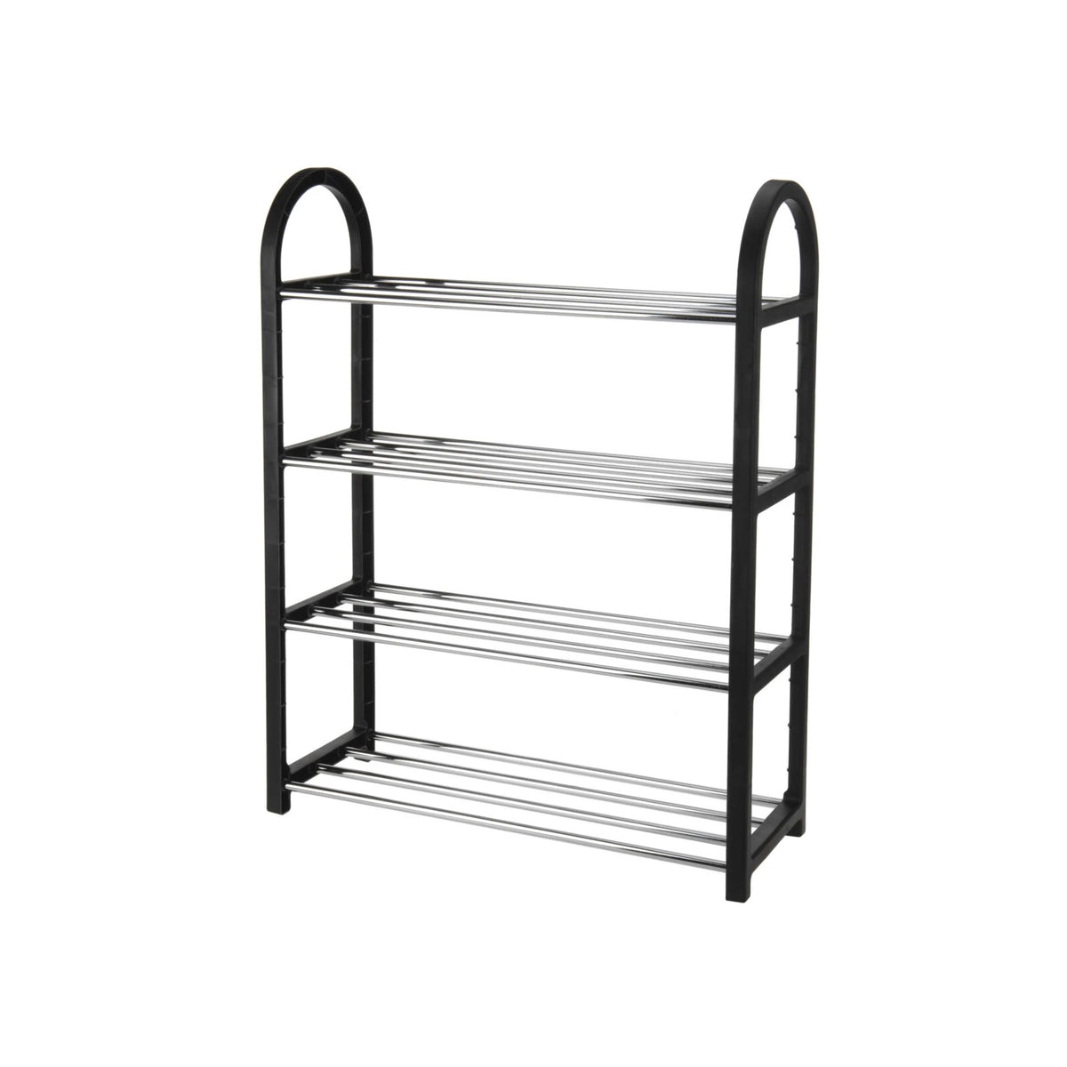 Storage Solutions Shoe Rack Black 50cm x 65cm x 19cm 097957