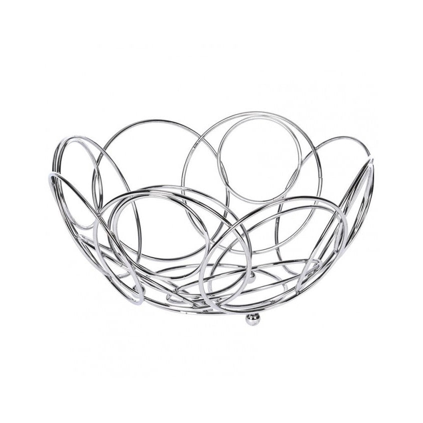Excellent Houseware Fruit Basket Chrome 097706