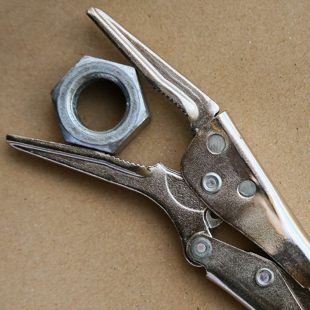 Dekton Long Nose Locking Grip Plier Chrome 55mm DT20320