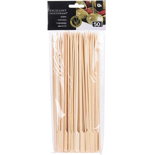 Excellent Houseware Bamboo Gun Skewers Pack of 50 050215
