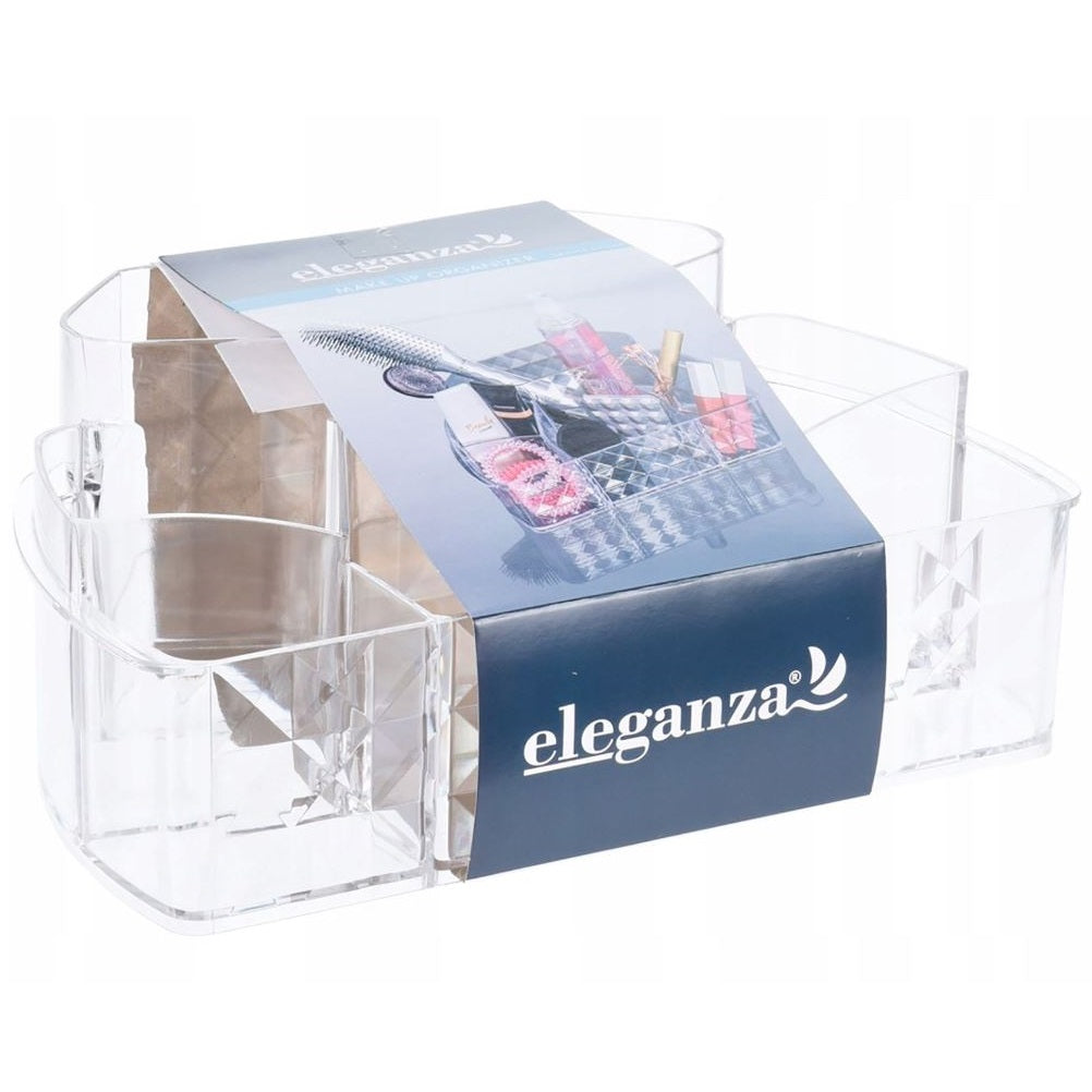 Eleganza Make Up Organizer Transparent 24.5cm x 15.5cm x 10cm 074174