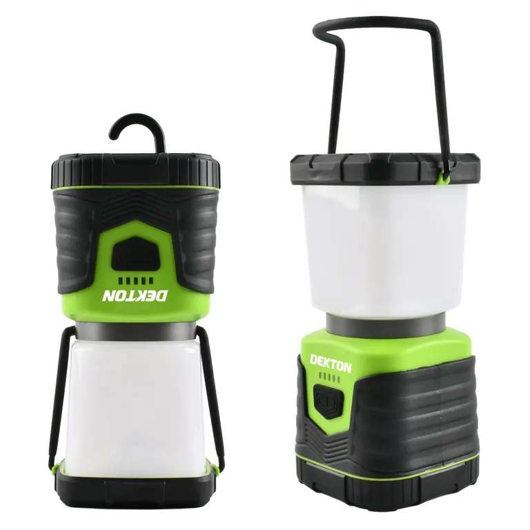Dekton LED Camping Lantern Rechargeable Green-Black DT50663