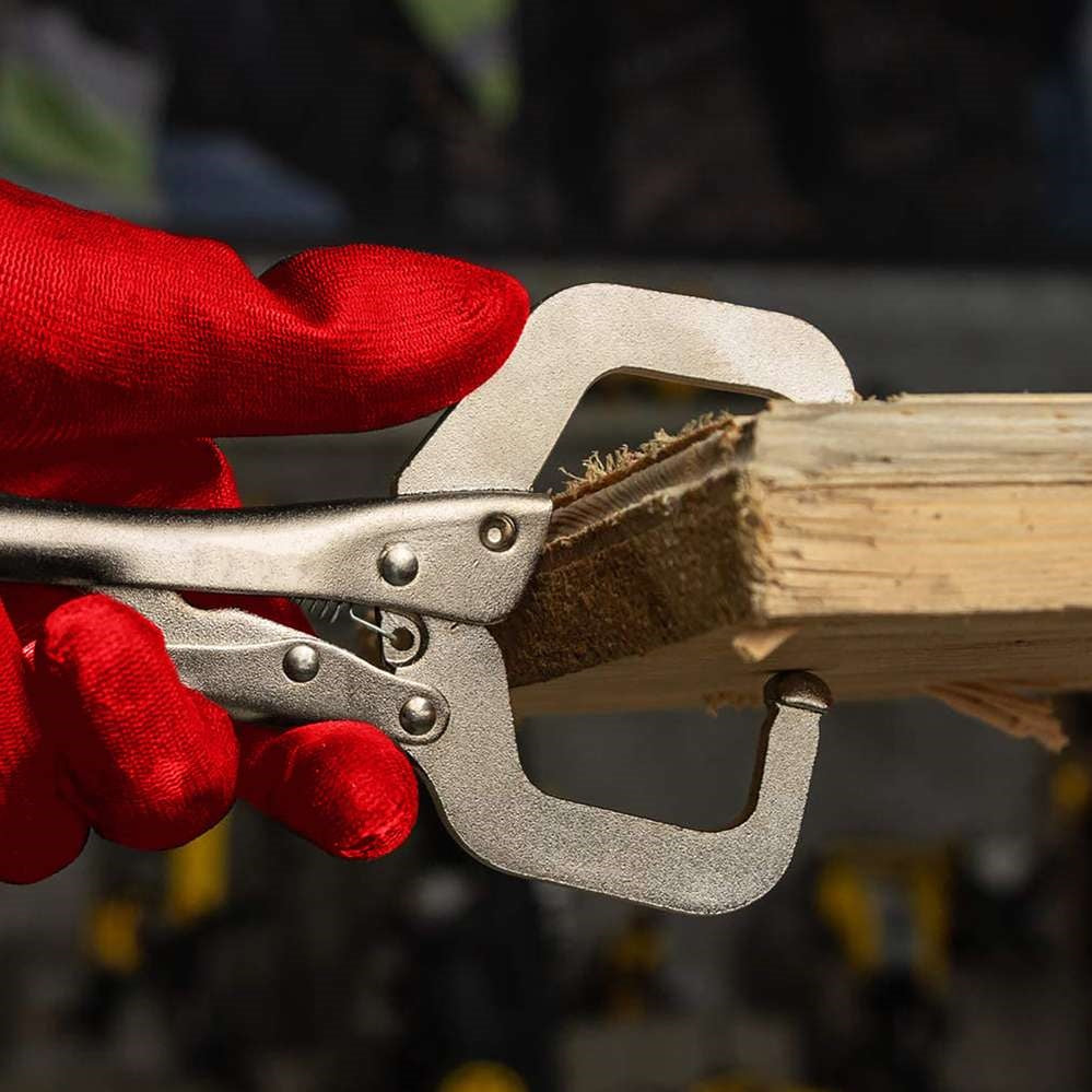 Dekton C Locking Plier 11-Inch Silver DT20332