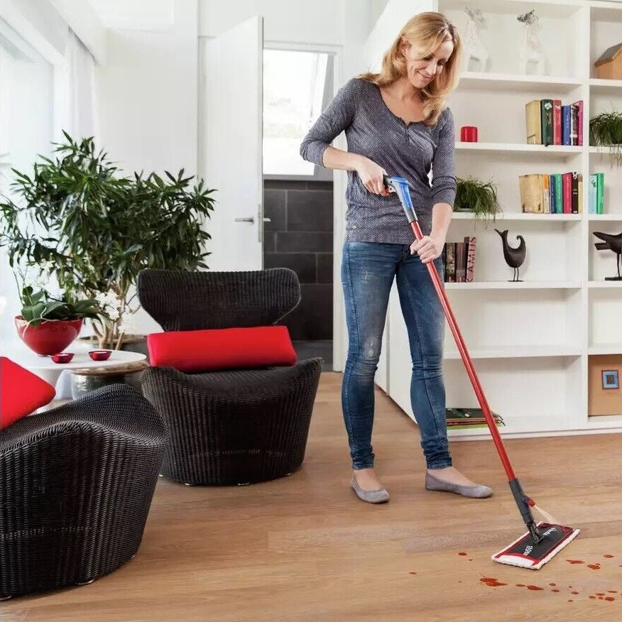 Vileda 1-2 Spray System Mop With Spray Bottle Red and White 275ml 137408