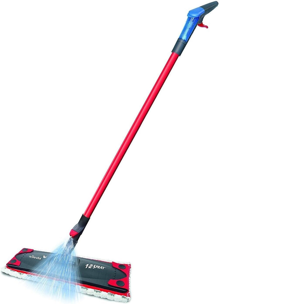Vileda 1-2 Spray System Mop With Spray Bottle Red and White 275ml 137408