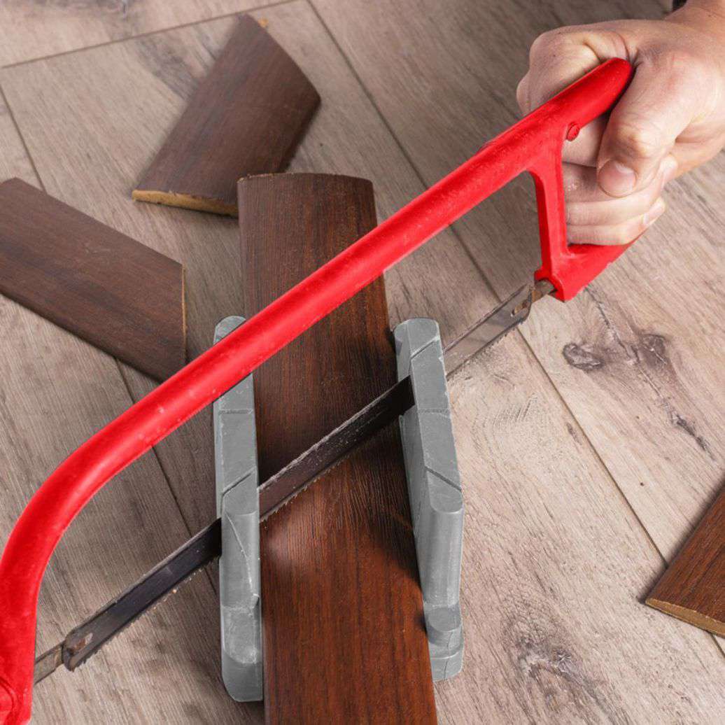 Dekton Junior Hacksaw and Aluminium Mitre Block Red-Black 150mm DT45520