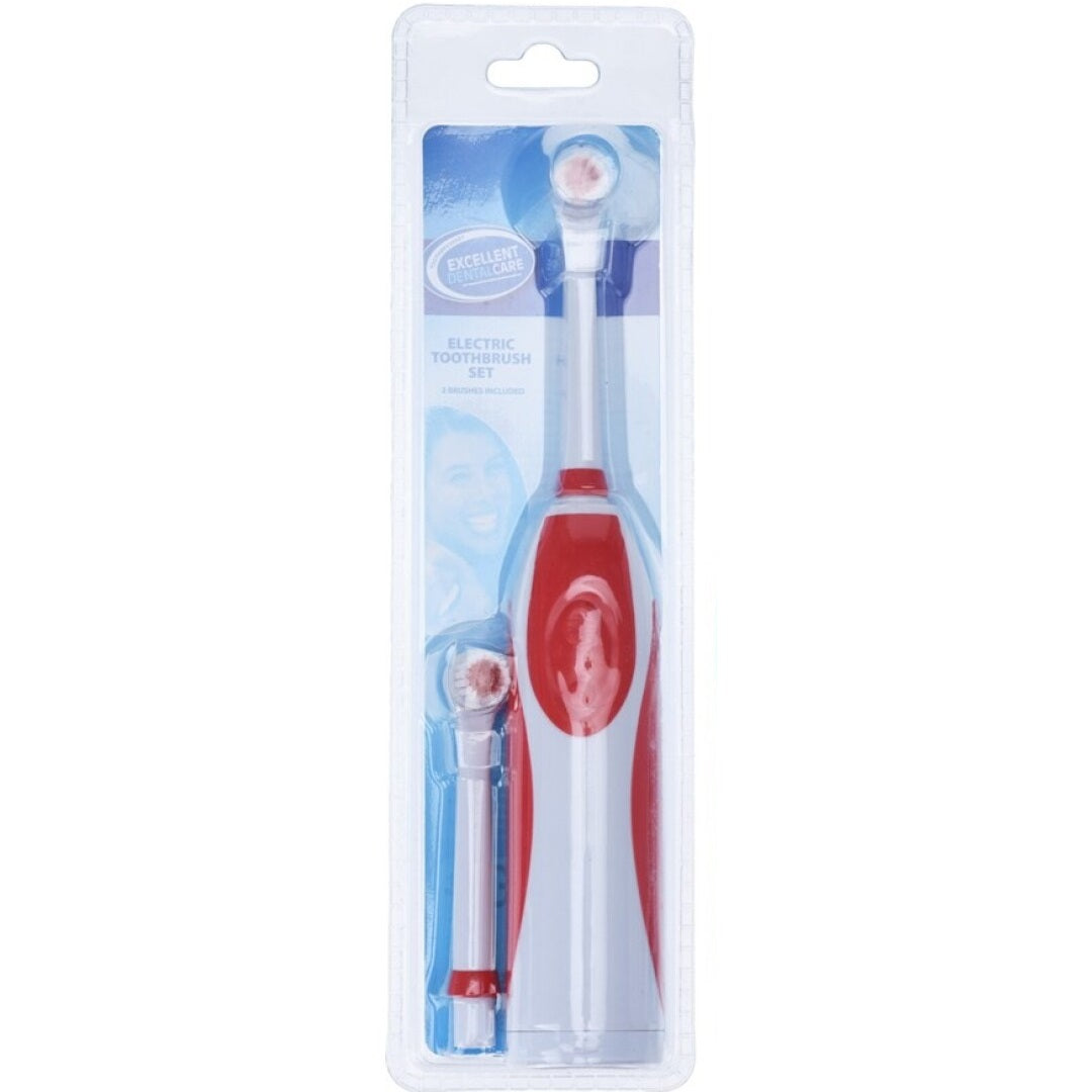 Excellent Dentalcare Electric Toothbrush Set Red and White CY5-655530