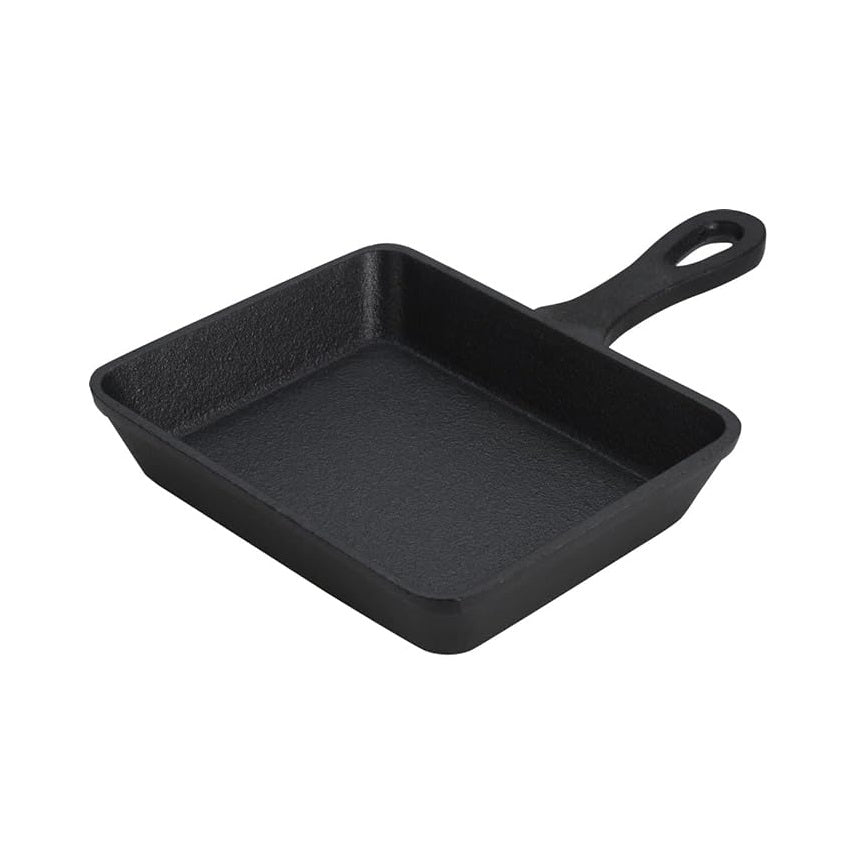 Excellent Houseware Tapas Pan Cast Iron Black 10cm x 10cm 078530