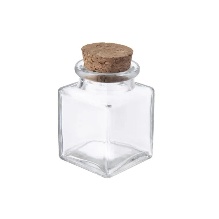 Glass Storage Jar Clear 80ml 118847