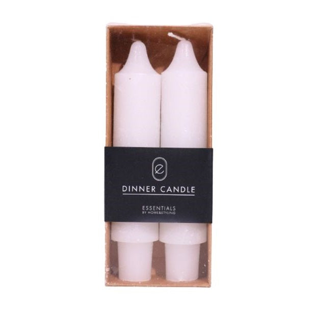 Home and Styling Essentials Dinner Candle White 079110