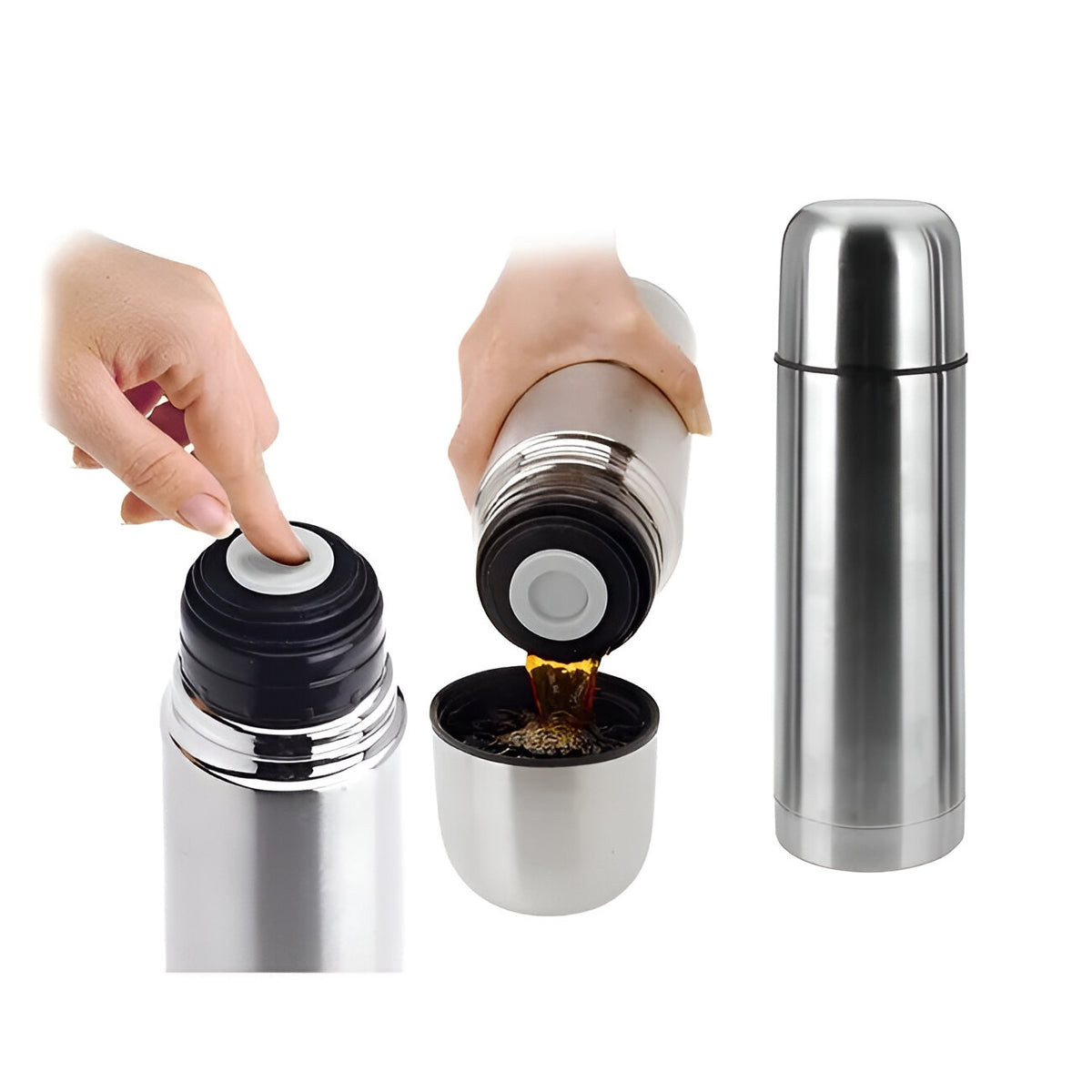 Excellent Houseware Insulated Flask Stainless Steel 1Ltr 071471