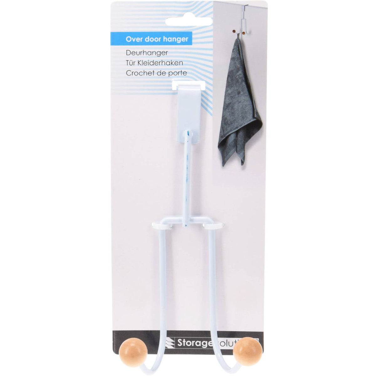 Storage Solutions Over Door Hanger White 082657