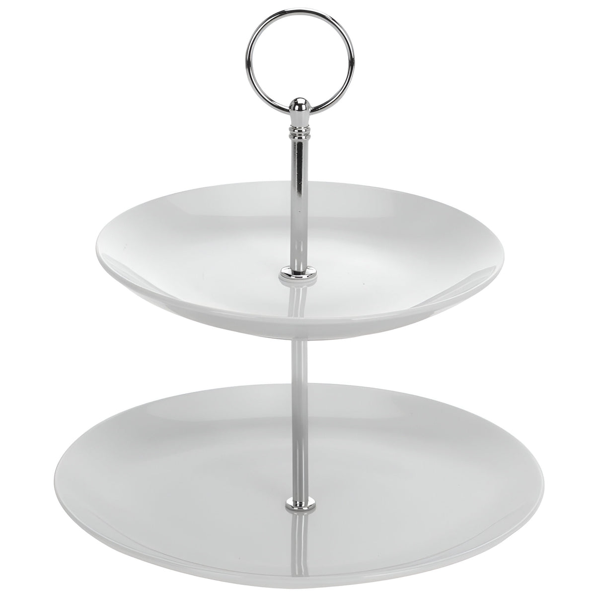 Excellent Houseware 2 Tier Food Stand Set Porcelain 21cm 063327