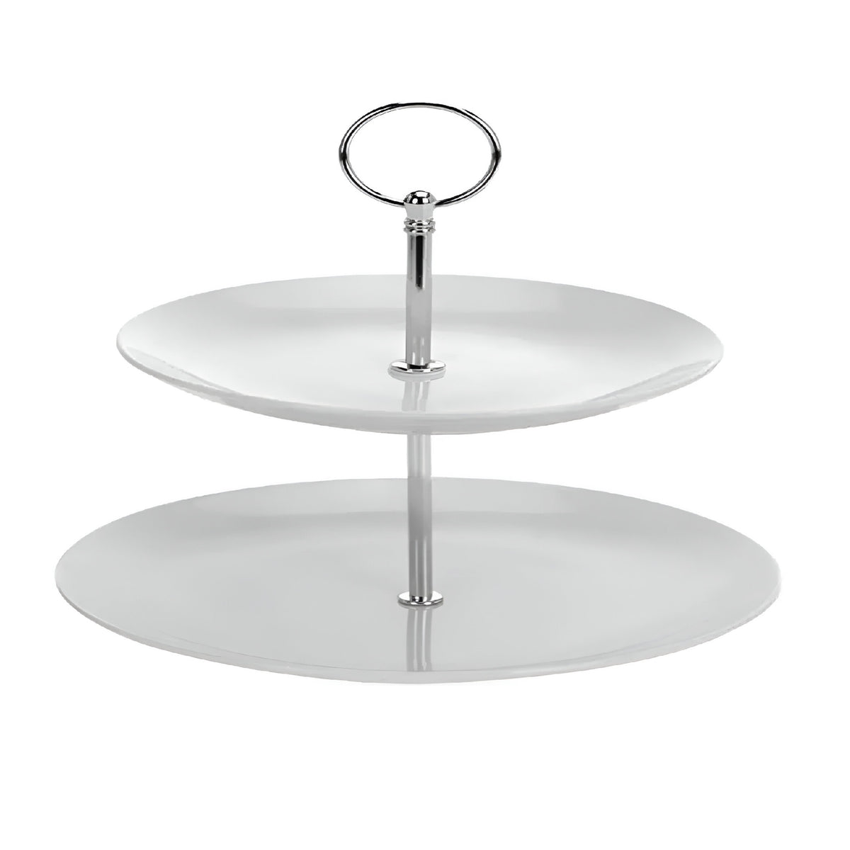Excellent Houseware 2 Tier Food Stand Set Porcelain 21cm 063327