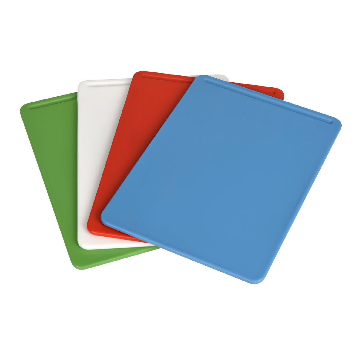 Excellent Houseware Cutting Board Set with Holder Assorted 205cm x 150cm x 5mm Pack of 4 375724