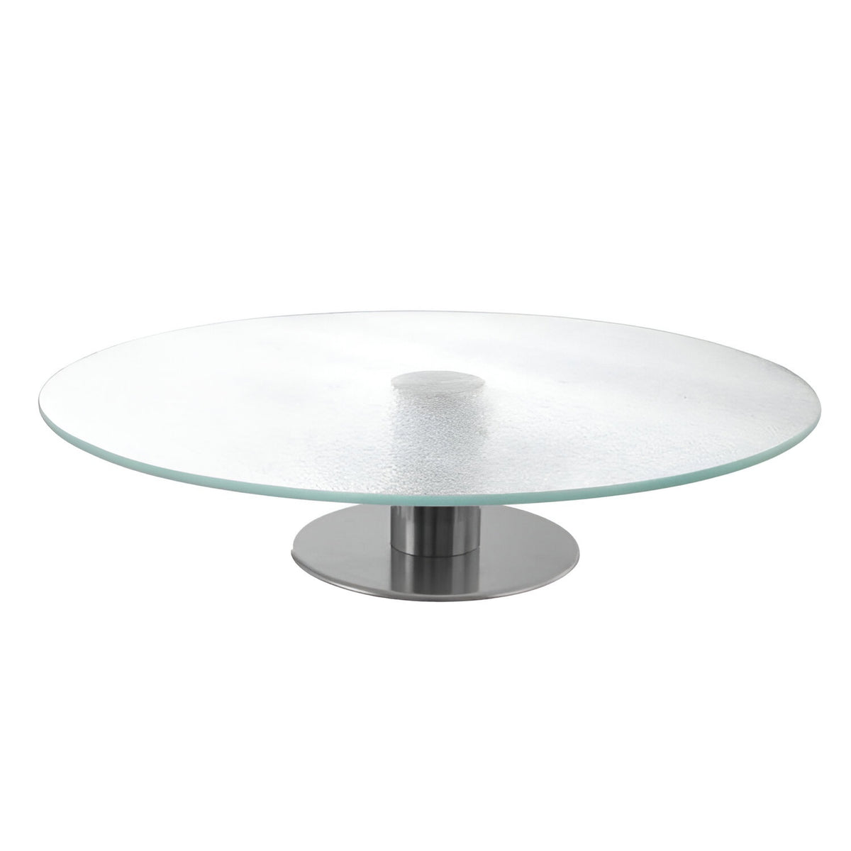 Excellent Houseware Glass Rotating Pastry Plate Transparent 30cm 112614