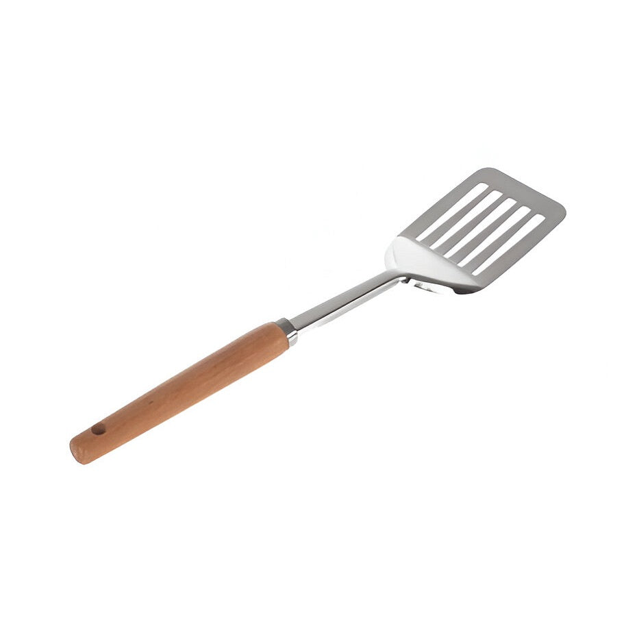 Excellent Houseware Spatula with Wooden Handle Stainless Steel 041767