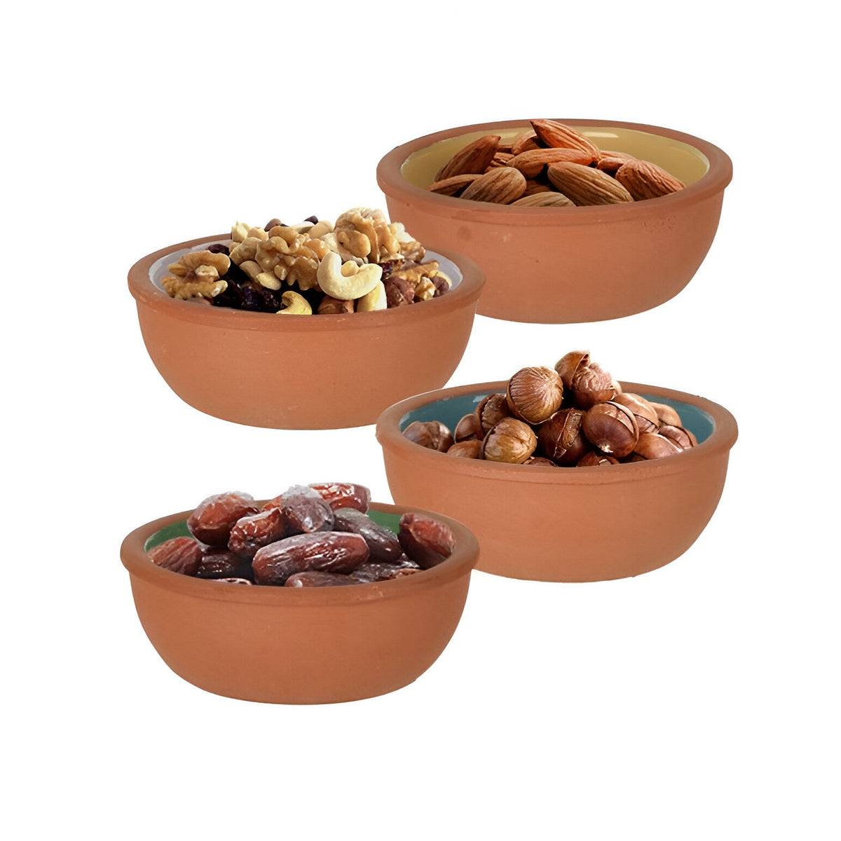 Excellent Houseware Ramekin Casserole Bowl Orange 150ml Pack of 4 082649