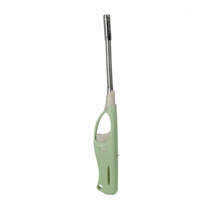 Excellent Houseware Gas Lighter Refillable Green 27.5cm 081853