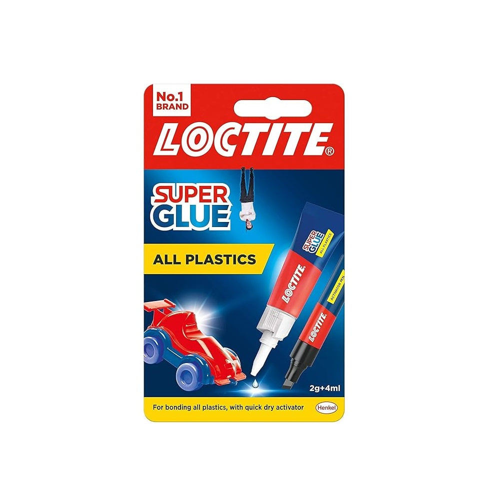 Loctite Super Glue For All Plastics 2g 4ml 2631378