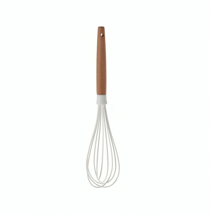 Excellent Houseware Whisk with Beechwood Handle White 30cm 079933