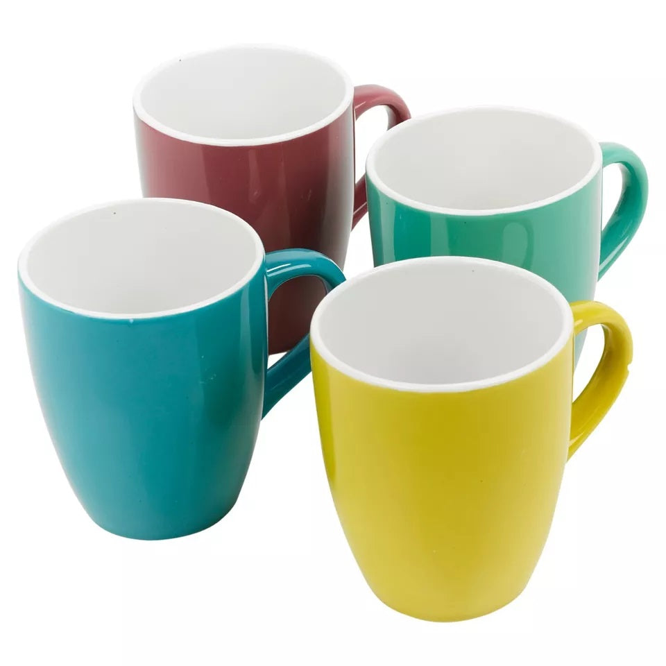 Stoneware Mug Set Assorted 340ml Pack of 4 078460