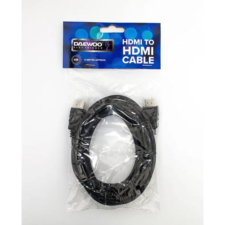 Daewoo HDMI to HDMI Lead Black 4Mtr AVS1058