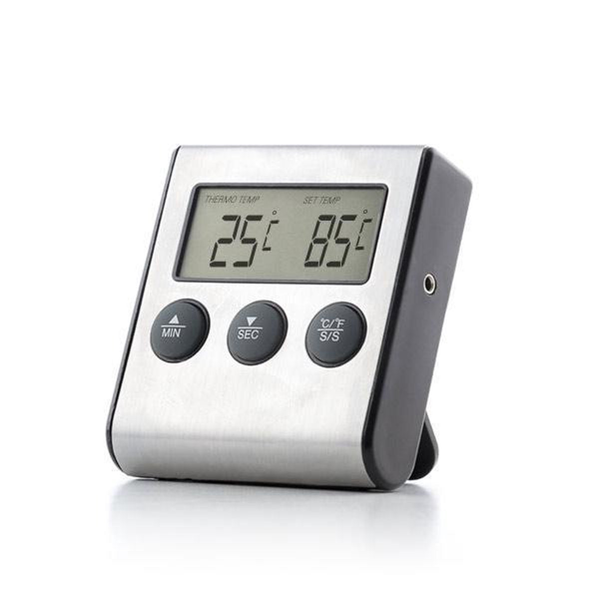 Excellent Houseware Digital Meat Thermometer Silver 6.5cm x 7cm x 2cm 083386