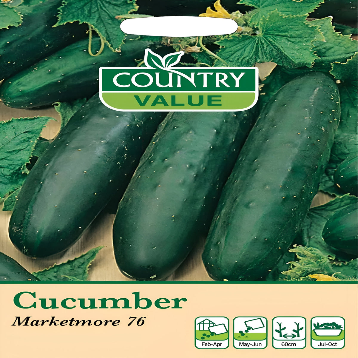 Country Value Cucumber Marketmore Seeds Assorted Pack of 20 Seeds