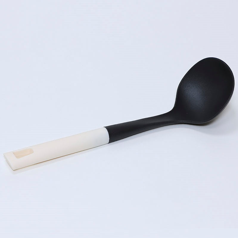 Excellent Houseware Soup Ladle Black and White 32cm 080990