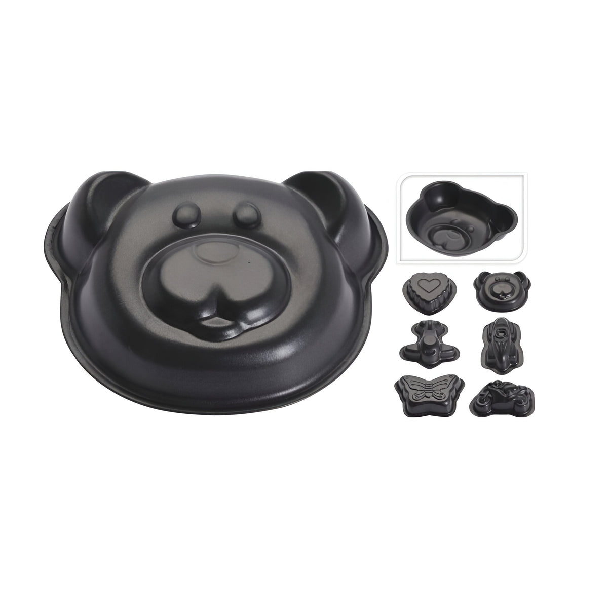 Carbon Steel Baking Mold Assorted 076445