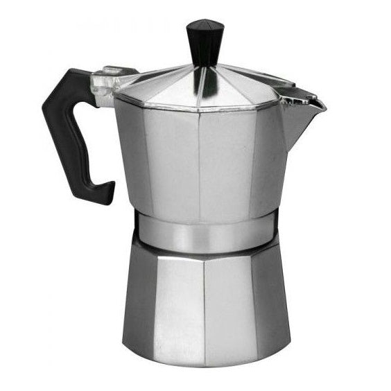 Excellent Houseware Aluminium Espresso Maker Silver 150ml 079495